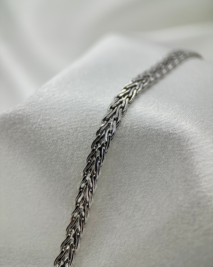 UnoAErre: Armband i 18K Vitguld