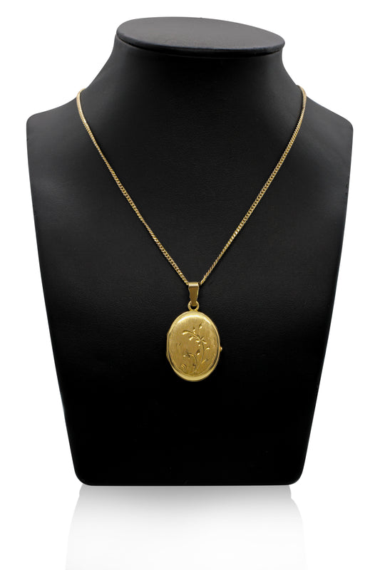 Medaljong i 18K Guld