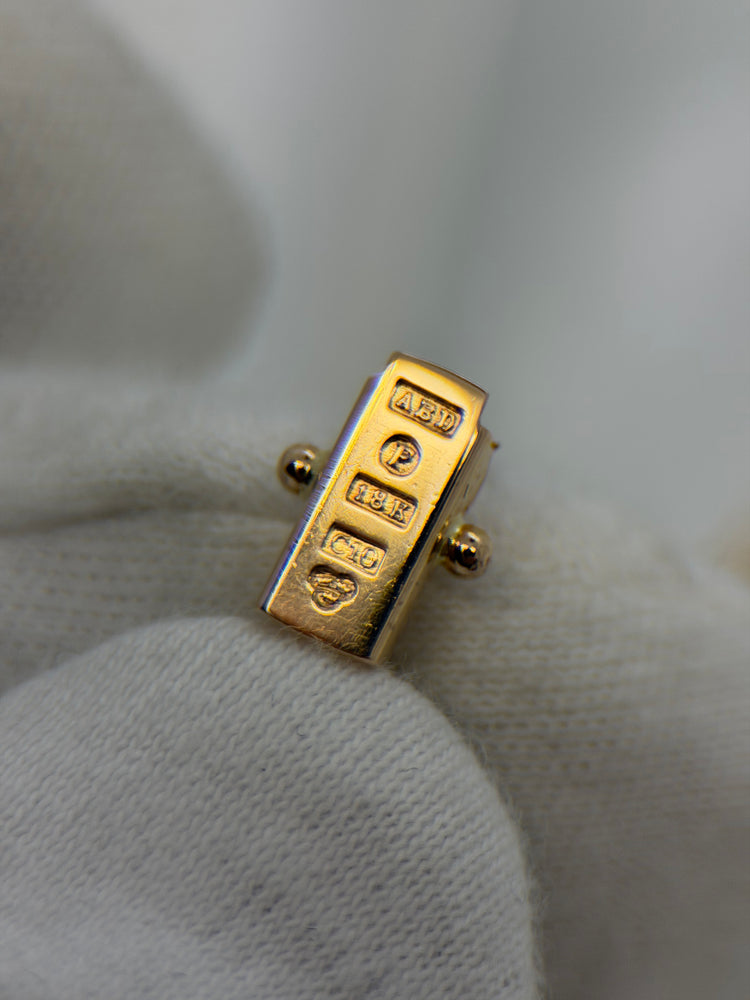 18K X-länk Guldhalsband – 20.4g, 45.5 cm