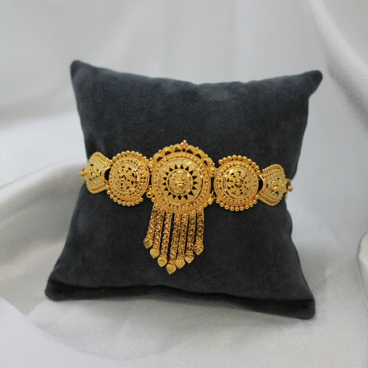 22K Indian Choker in Filigree Design - 26.2g