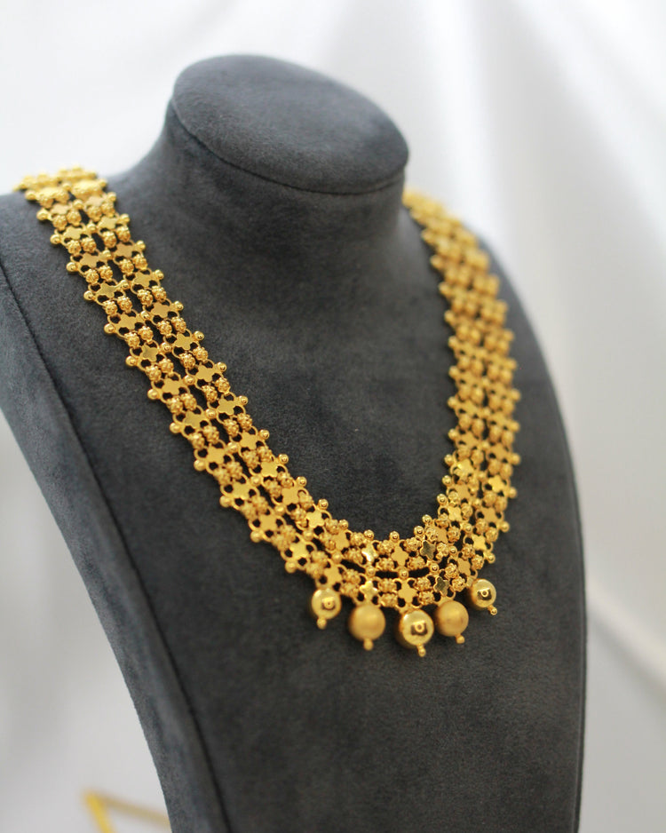 22K Indiskt halsband med justerbart band - 22,3g