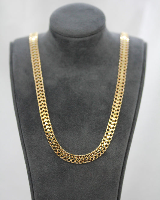 18K Handgjord Fiskbenshalskedja - 1984