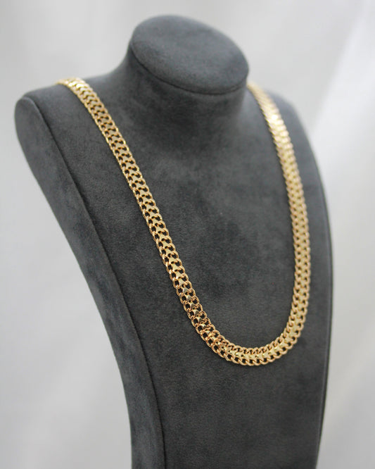 18K Handgjord Fiskbenshalskedja - 1984