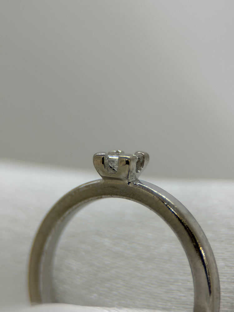 18K Princess-Cut Diamond Ring – Schalins 'Seine', Size 50