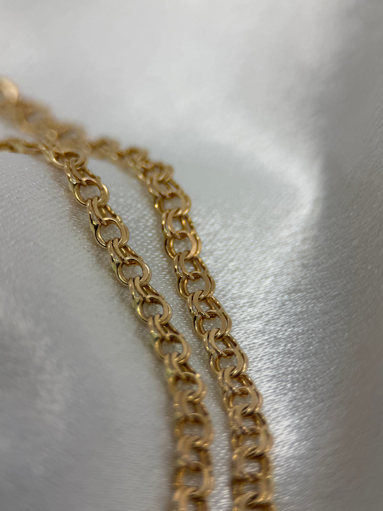18K Bismarck-Link Bracelet – 4.5g, 18.5 cm