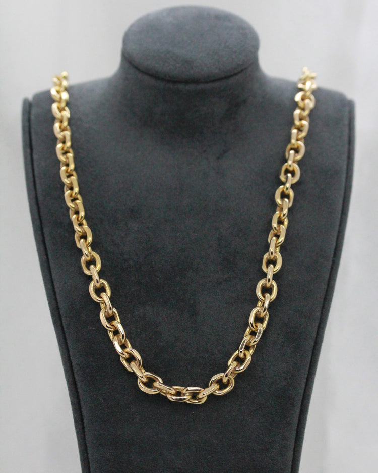 18K Ankarlänk Halsband - 69,3 g 1986