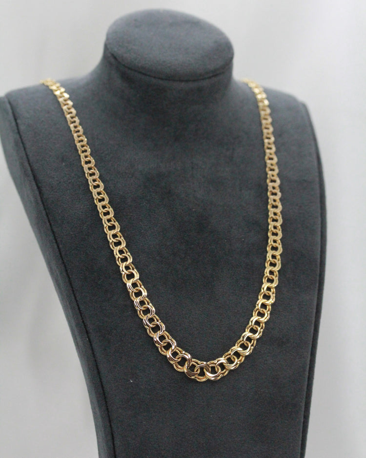 18K Bismarck Halskedja - 11,2 g 51 cm