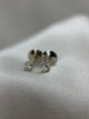 18K Diamantörhängen – Briljanter ca 0.10 ct styck, 18K vitguld