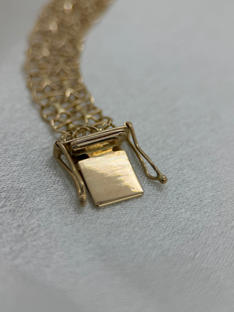 18K X-Link Gold Bracelet – 10.3g, 20 cm
