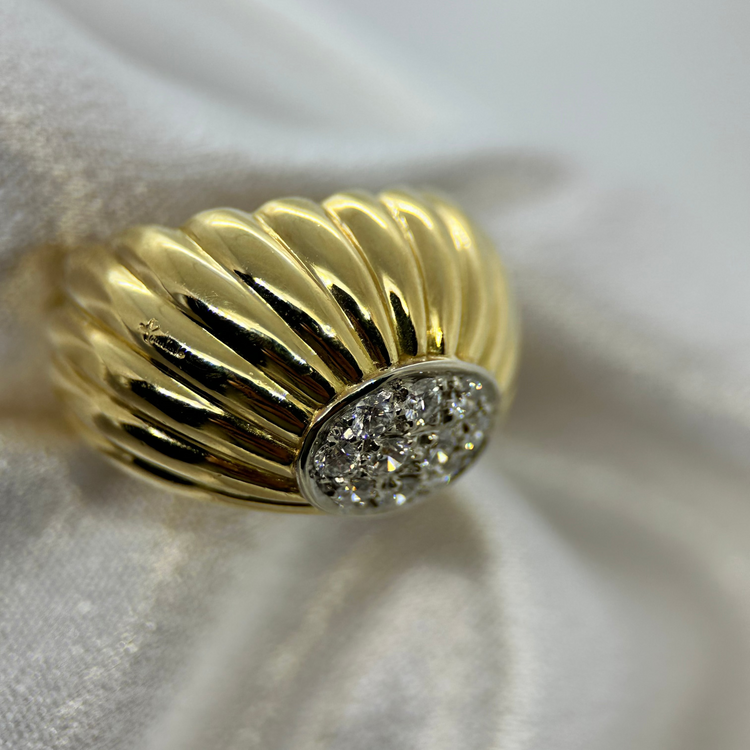 18K Cocktailring med Diamanter 0.40 ct
