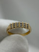 18K Diamantring i rödguld – Singelslipade diamanter, Storlek 55.5