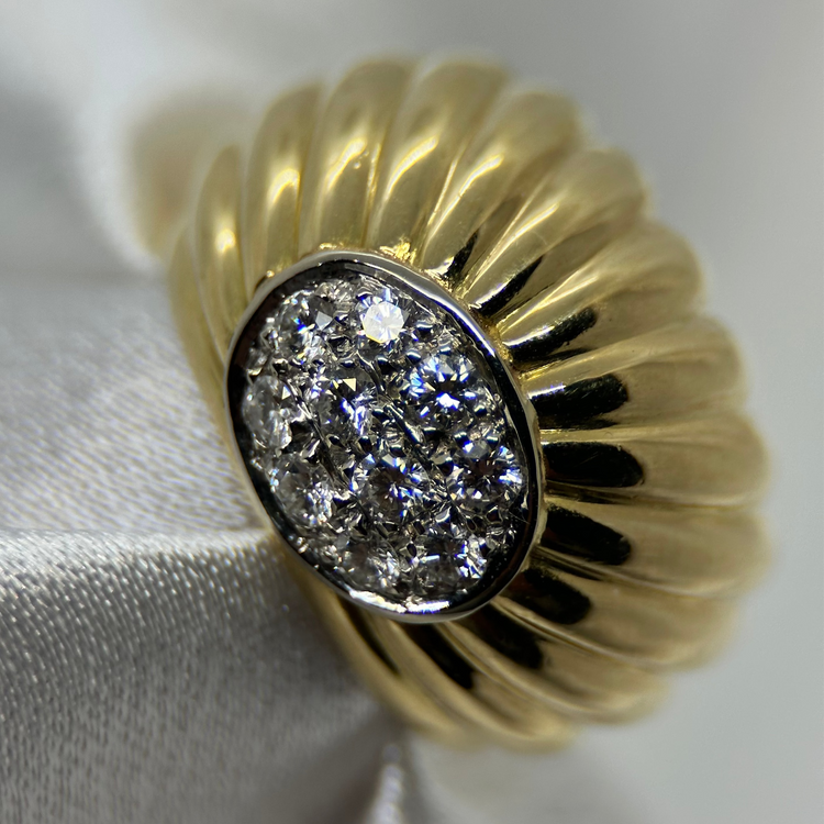 18K Cocktailring med Diamanter 0.40 ct