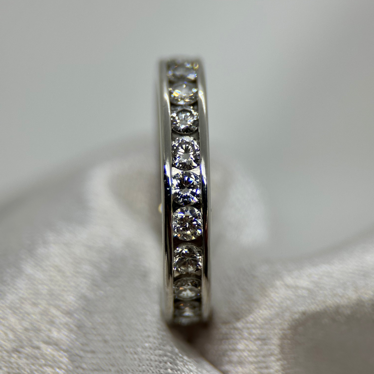 Platina Alliance-ring med Diamanter
