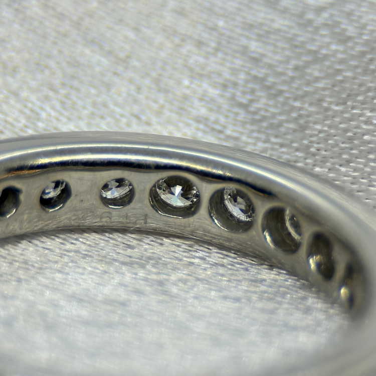 Platina Alliance-ring med Diamanter