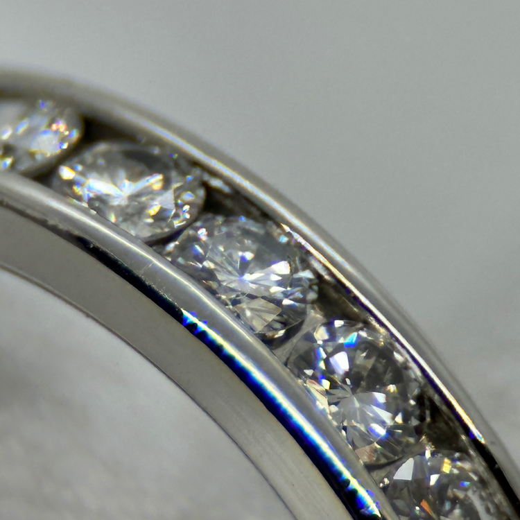 Platina Alliance-ring med Diamanter