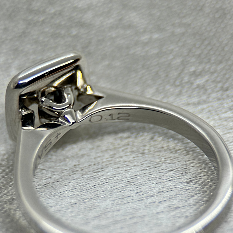 18K Diamantring i Klusterdesign