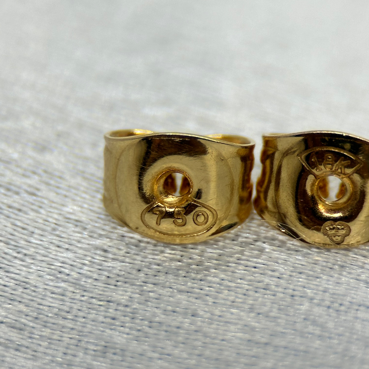 18K Jarl Sandin Diamantörhängen med sex klor