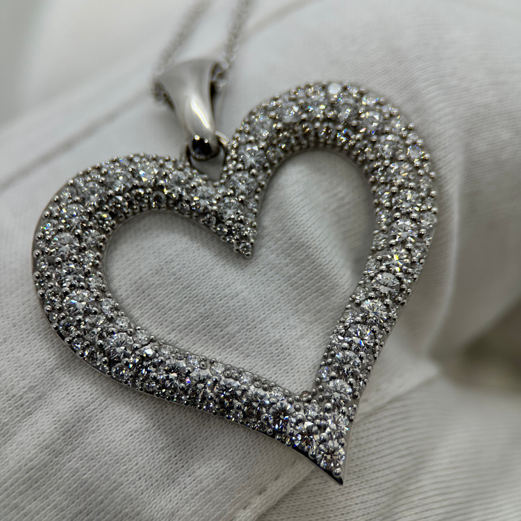 Diamant Hjärthänge 5.73 ct