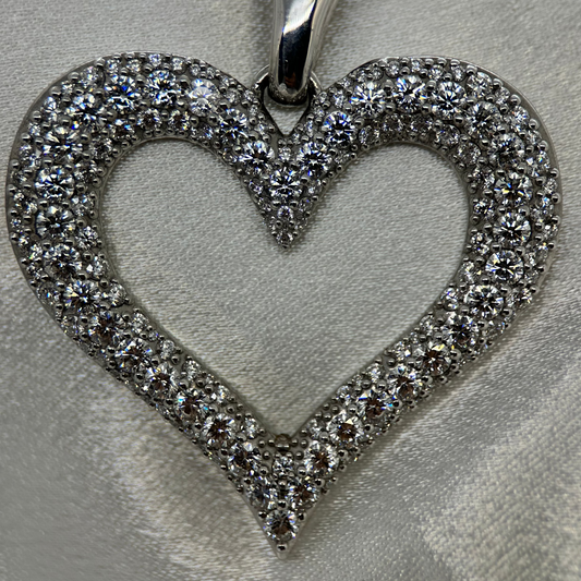 Diamant Hjärthänge 5.73 ct