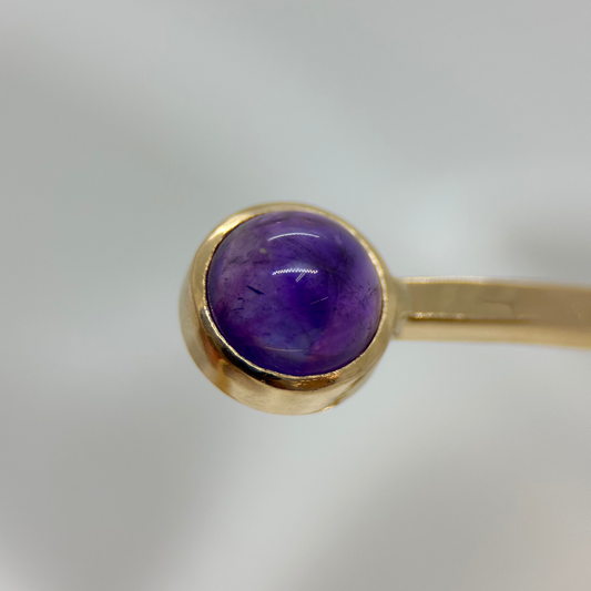 18K Armring med Ametister