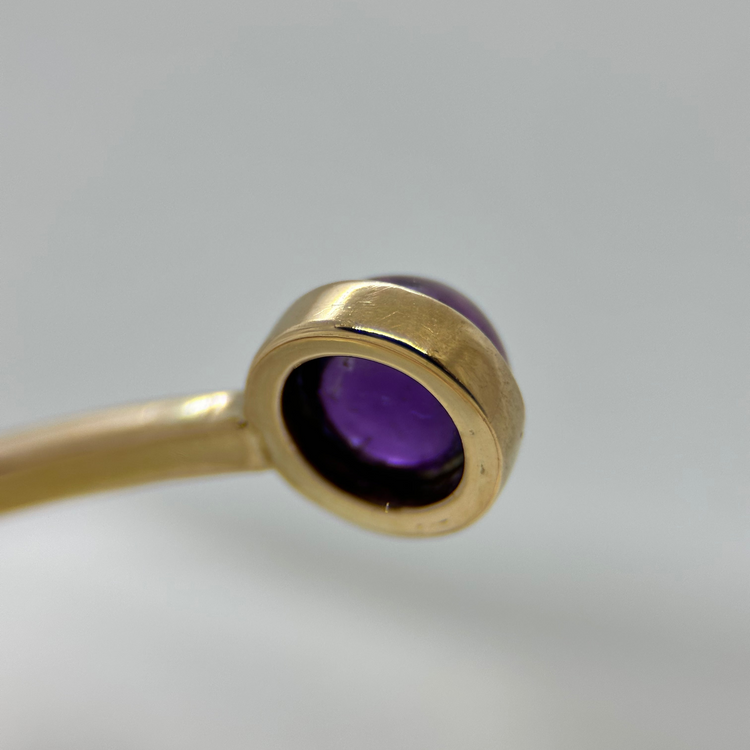 18K Armring med Ametister