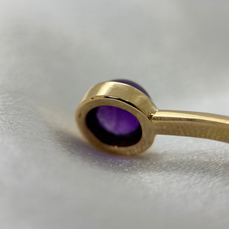 18K Armring med Ametister