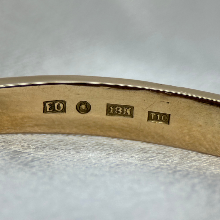 18K Armring med Ametister