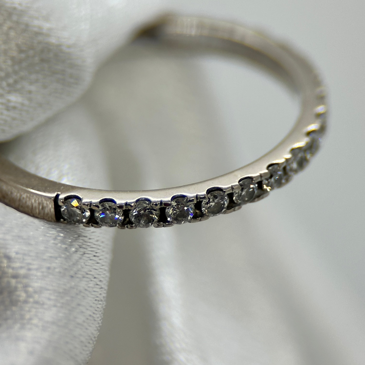 18K Halvalliansring med Diamanter 0.30 ct