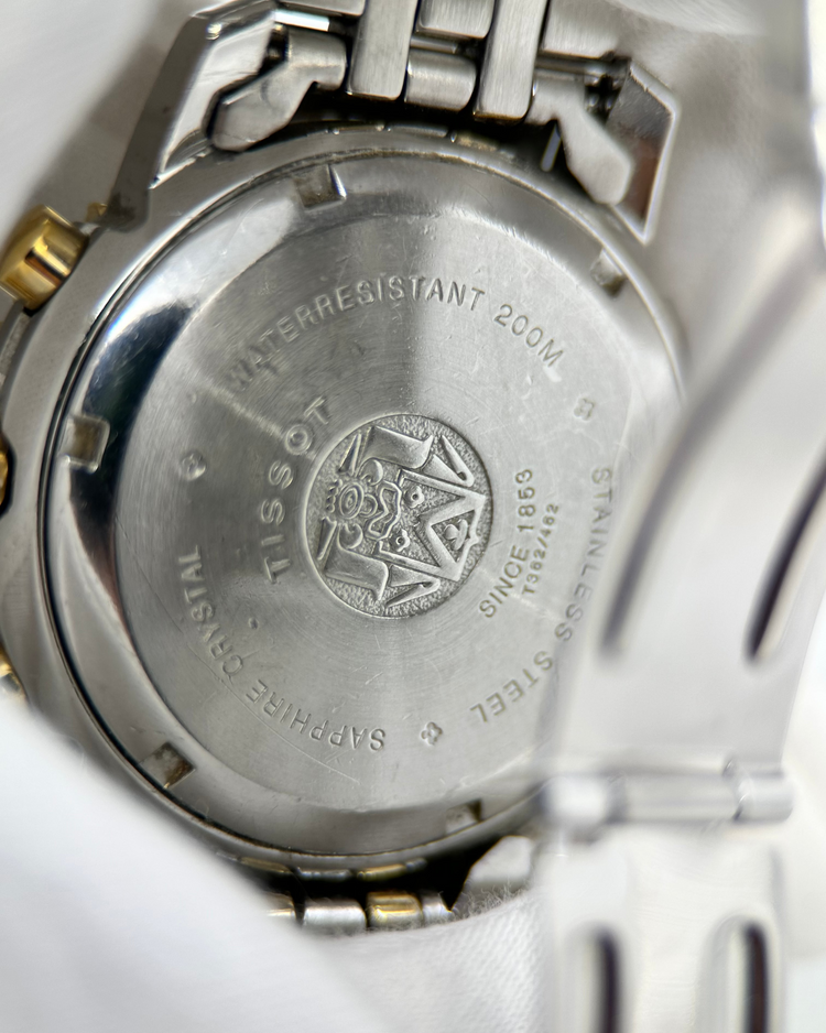 Tissot Kronograf Herrklocka i Stål och Guldton