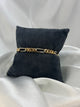 18K Figaro armband i röd- och vitguld – 23.2g, 19 cm