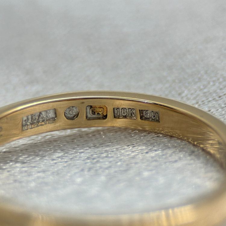 18K Enstensring med Briljantslipad Diamant 0.52 ct