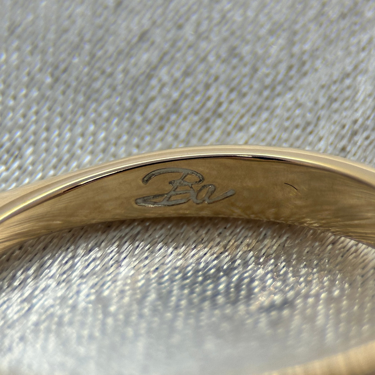 18K Trestensring med Briljantslipad Diamanter 0.25 ct