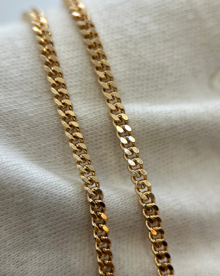 18K Pansarkedja Balestra 70 cm