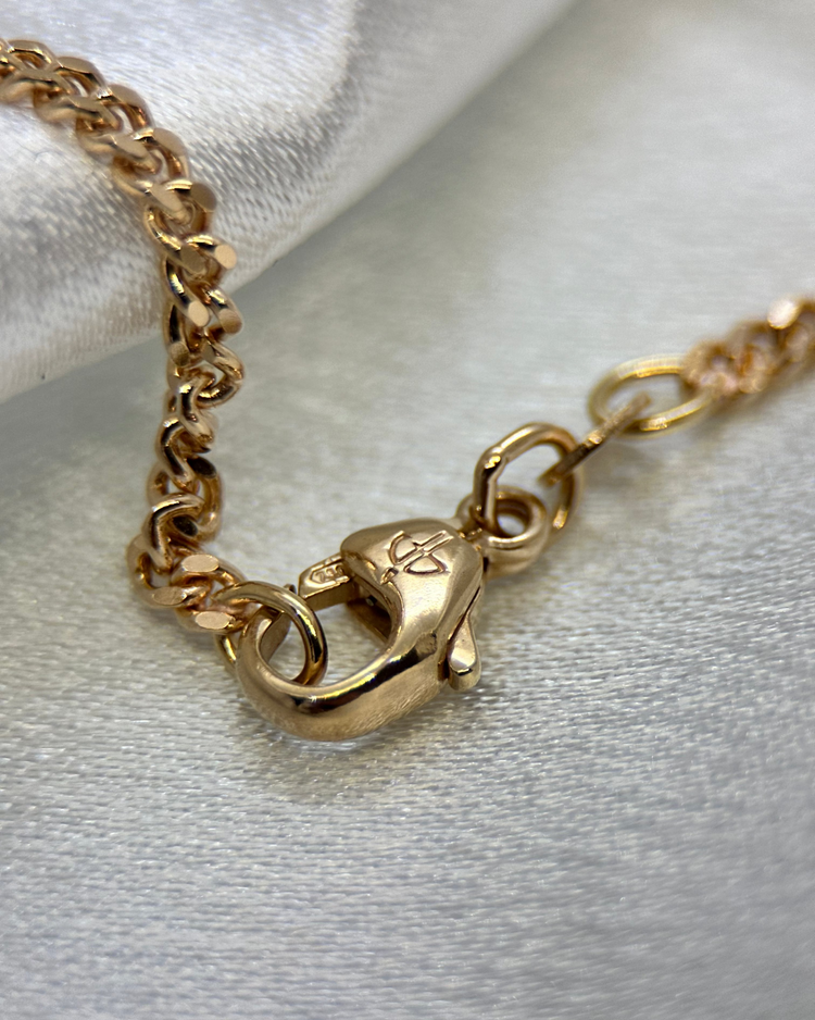 18K Pansarkedja Balestra 70 cm