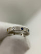 18K Diamantring – Regnbågsfärgad, Storlek 50