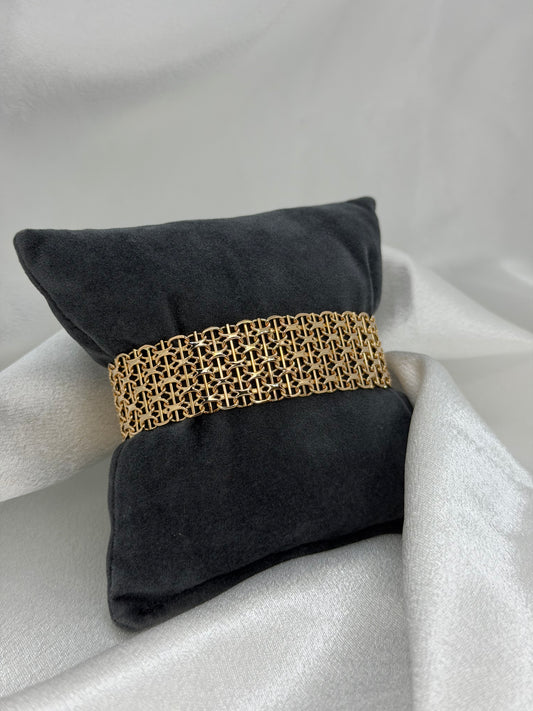 18K X-länk armband – 29.6g, 18 cm