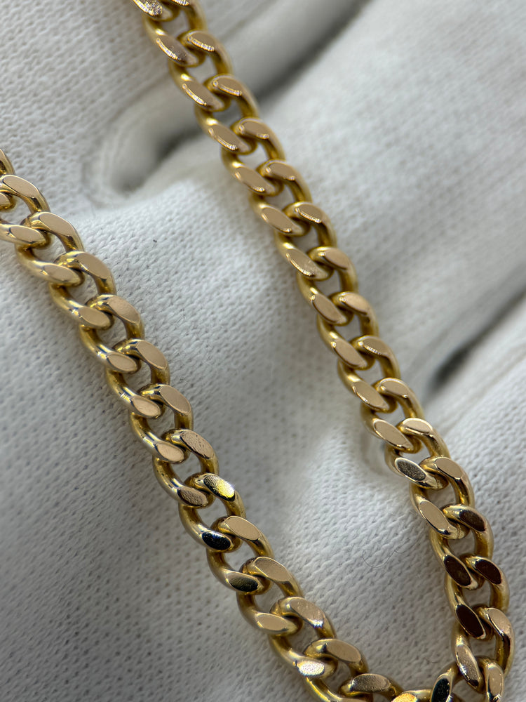18K Curb Link Necklace in Rose Gold – 24.9g, 51.5 cm