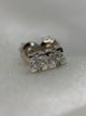 18K Diamond Earrings – 0.16 ct Princess-Cut