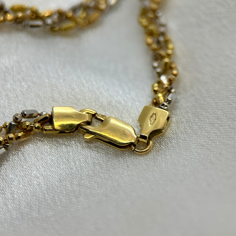 18K Bi-coloured Necklace