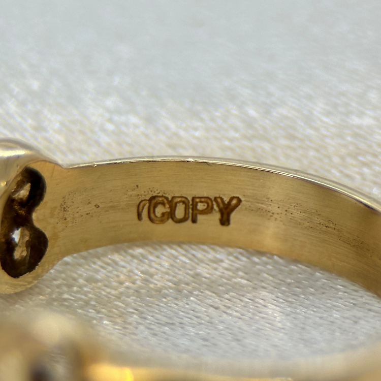 18K Ring med Odlad Pärla 1989, Storlek 56