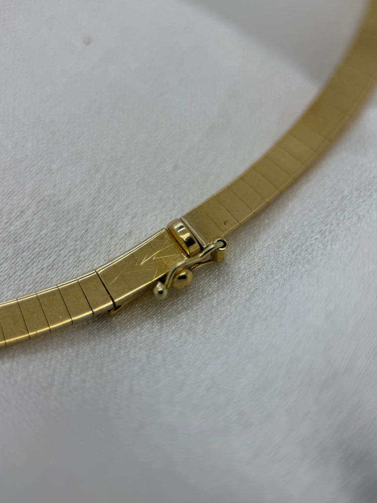 18K Diamanthalsband i rödguld – Briljant- & baguettslipade diamanter, 33.8g