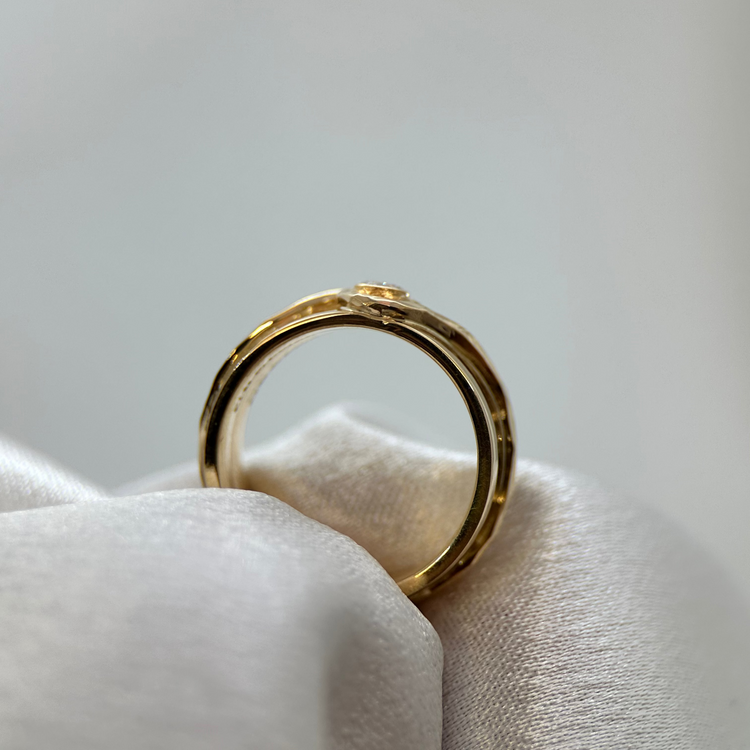 18K Diamantring TWVS 0.15ct