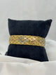18K Trefärgat guldarmband – Timglasdesign, 54.9g, 19.3 cm
