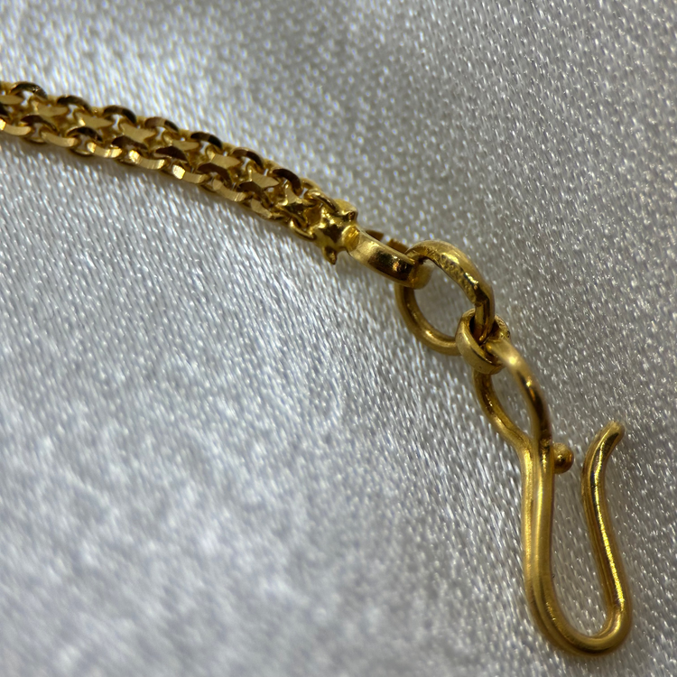 22K Indian Choker in Filigree Design - 26.2g