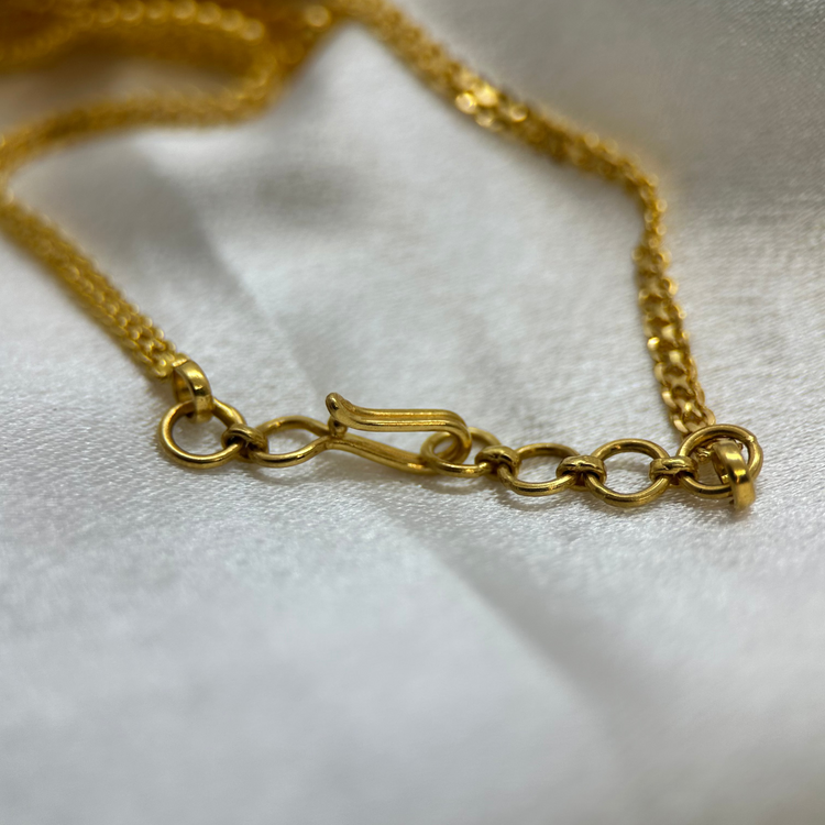 22K Indian Choker in Filigree Design - 26.2g