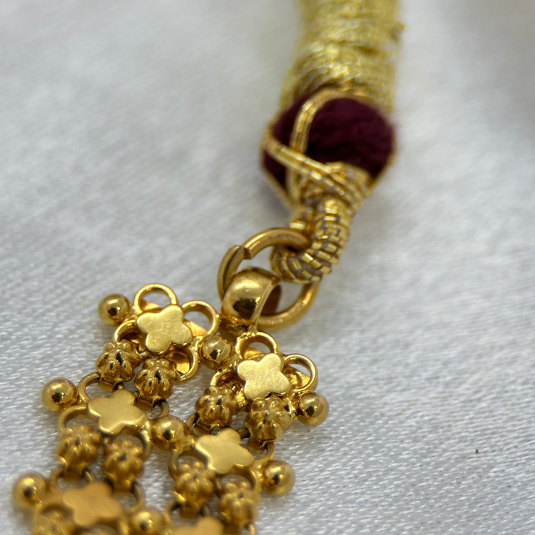 22K Indiskt halsband med justerbart band - 22,3g