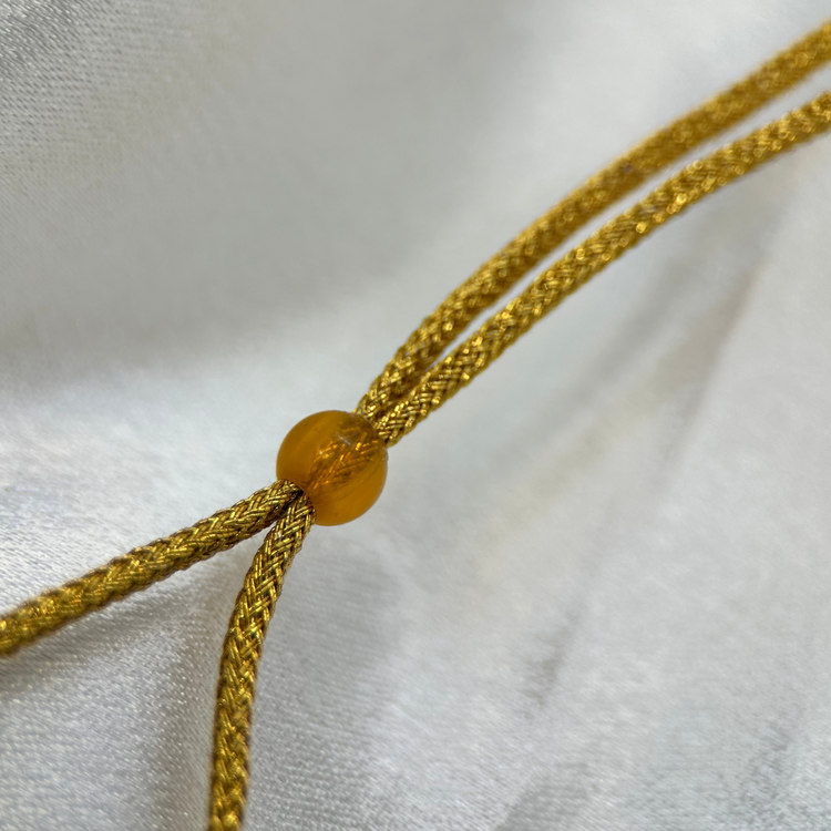 22K Indiskt halsband med justerbart band - 22,3g