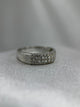 18K Dubbel diamantring – 0.25 ct, Storlek 56