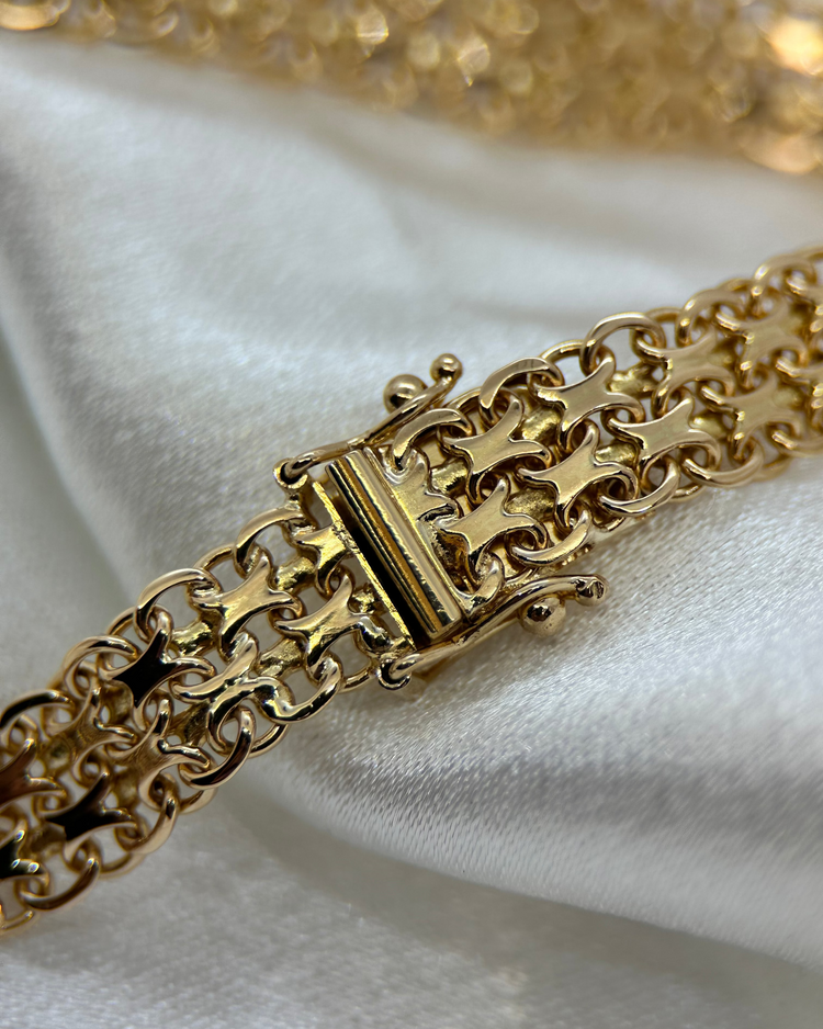 18K X-länk halsband 1965 - 40cm