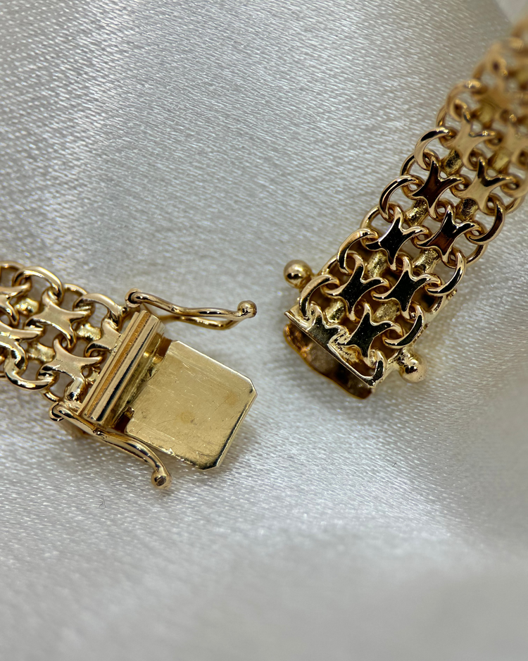 18K X-länk halsband 1965 - 40cm